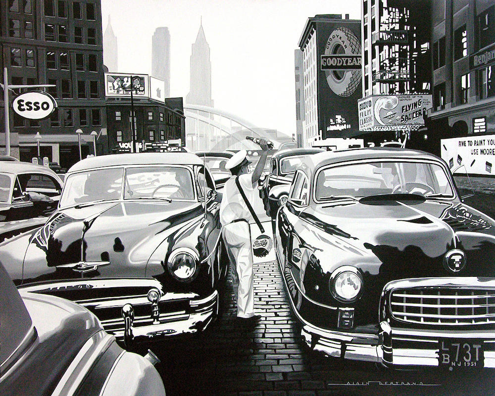 Vendeur de Pepsi à Manhattan von Alain Bertrand