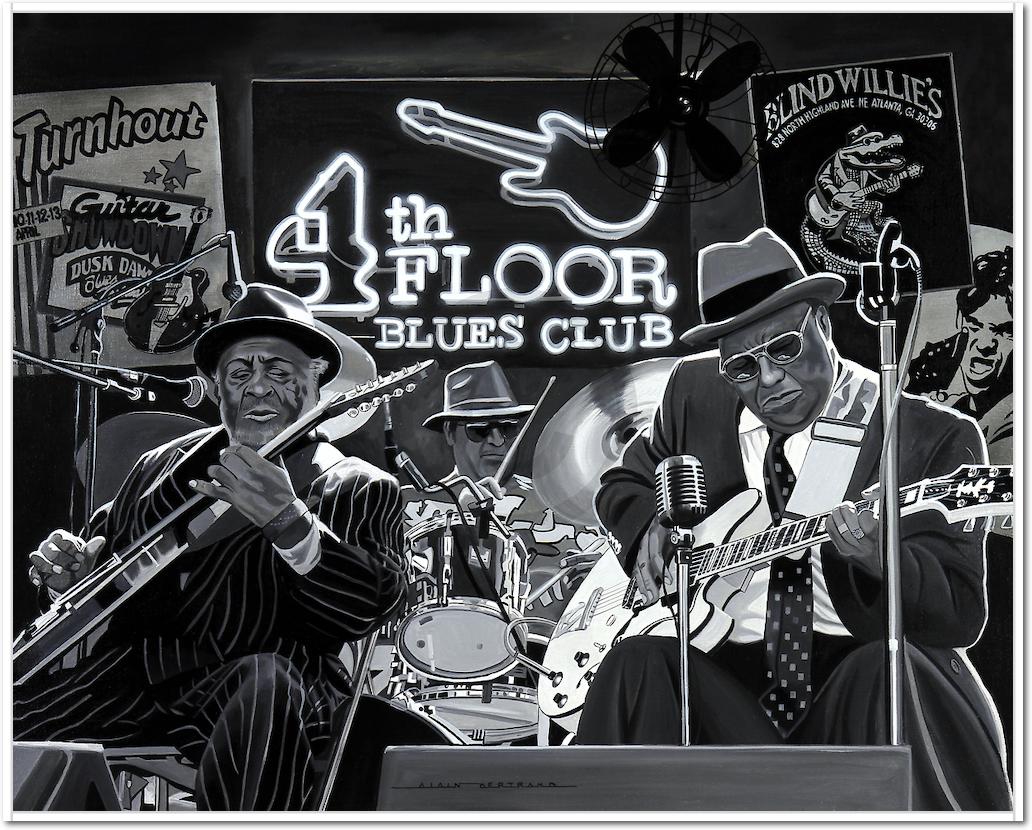 Blues Trio von Alain Bertrand