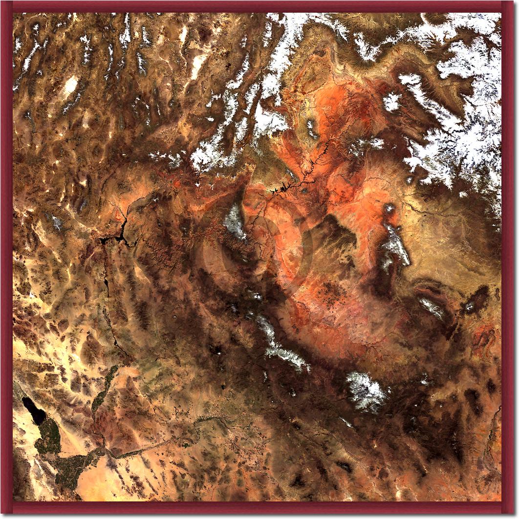 North America von Landsat-7