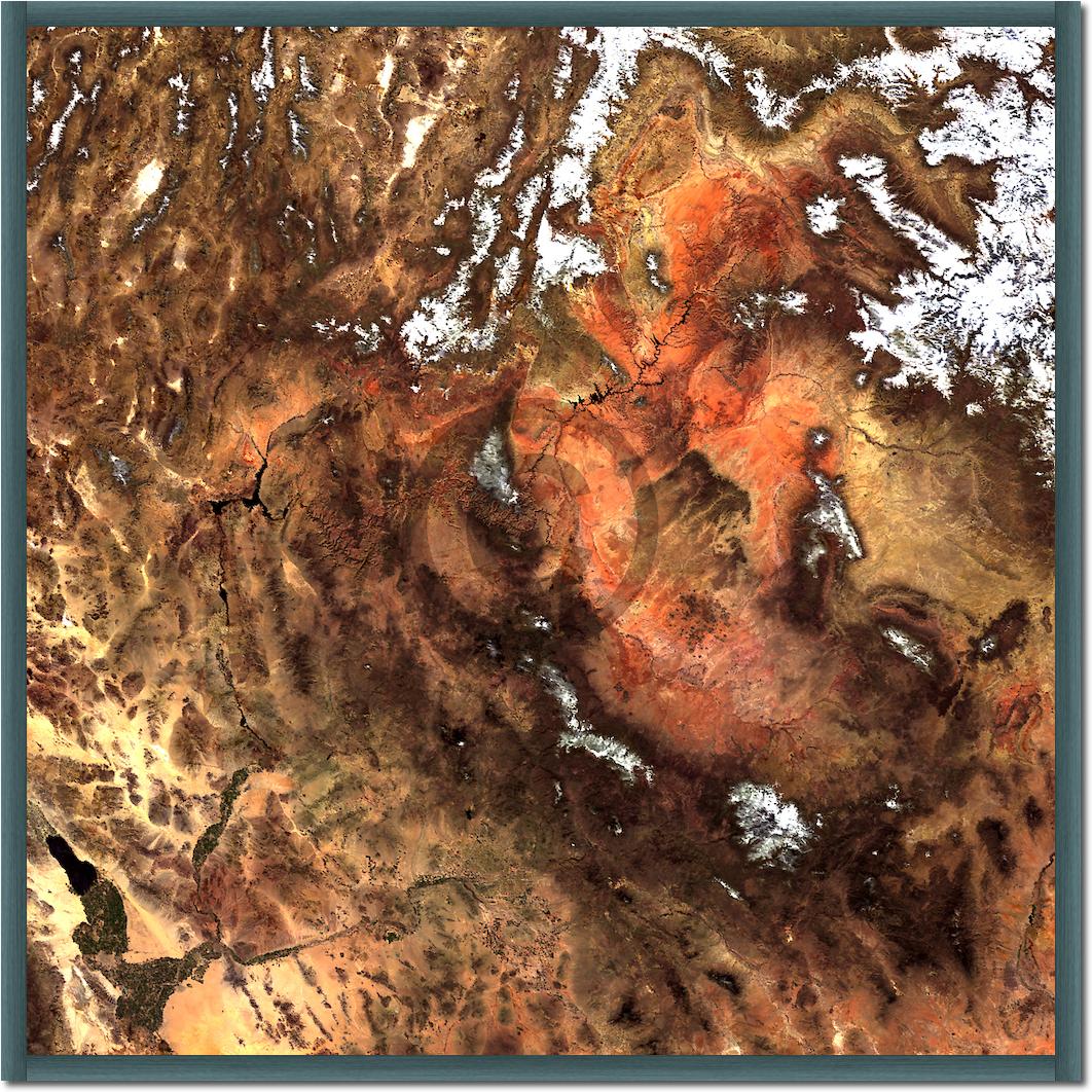 North America von Landsat-7