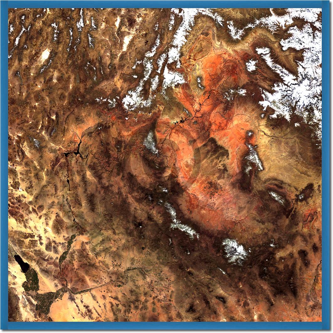 North America von Landsat-7