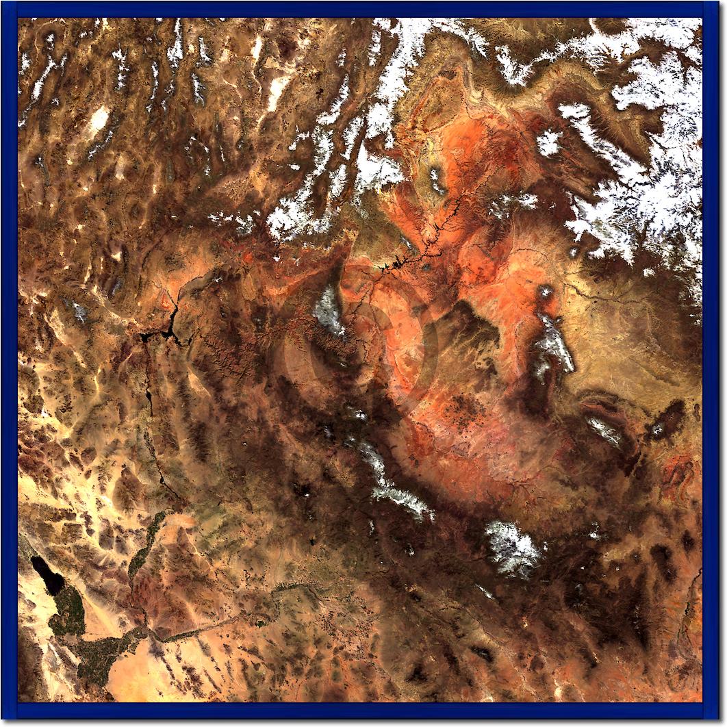 North America von Landsat-7