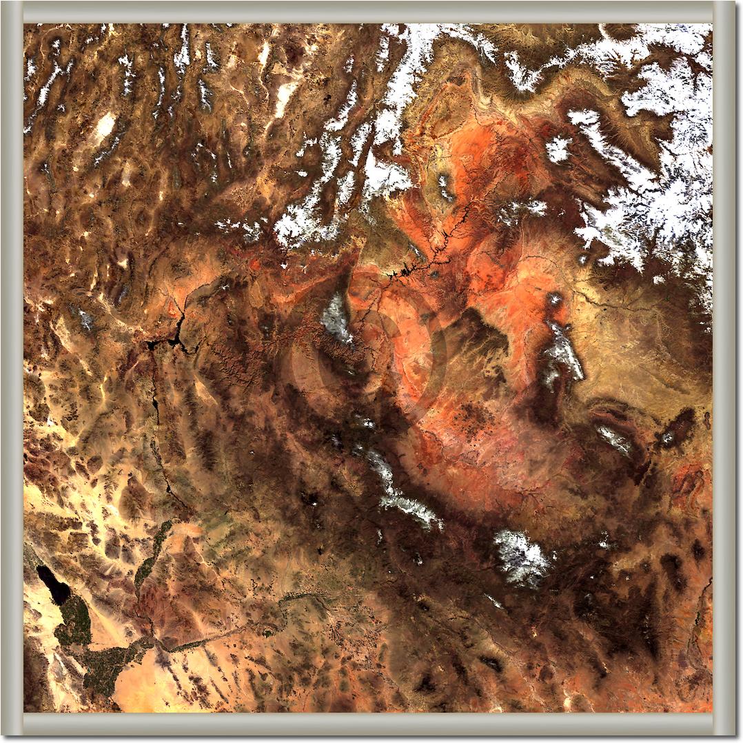 North America von Landsat-7