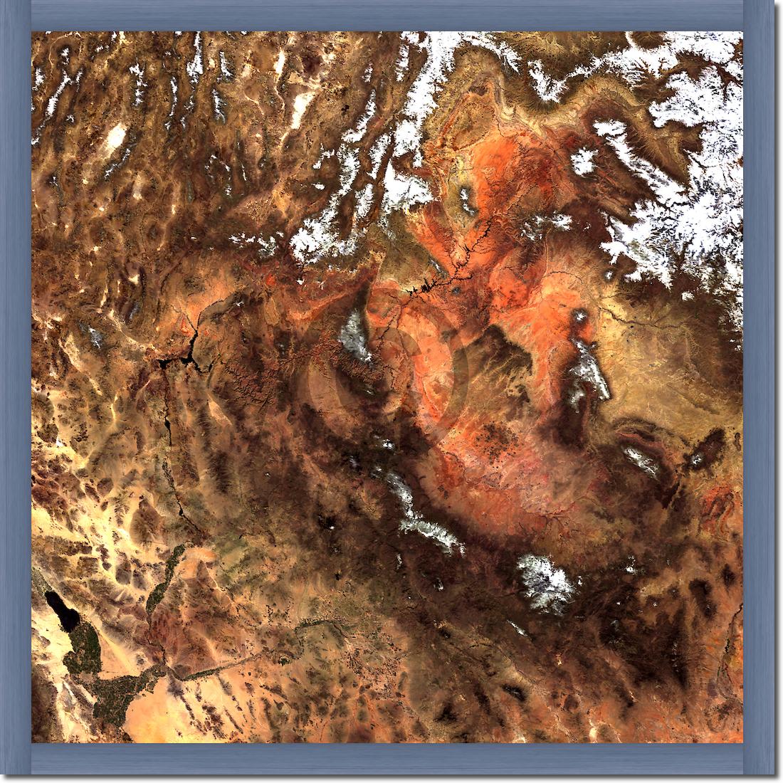 North America von Landsat-7