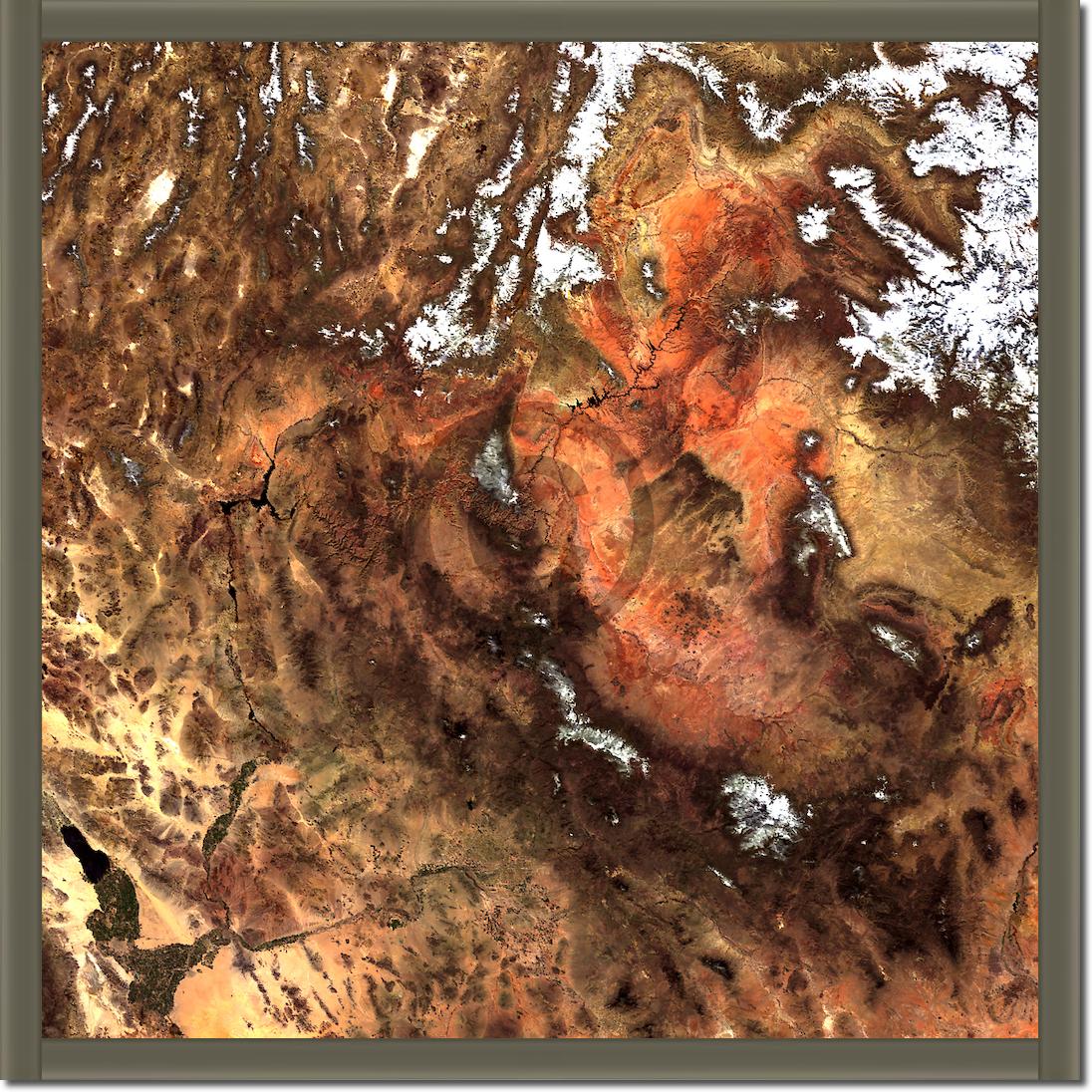 North America von Landsat-7