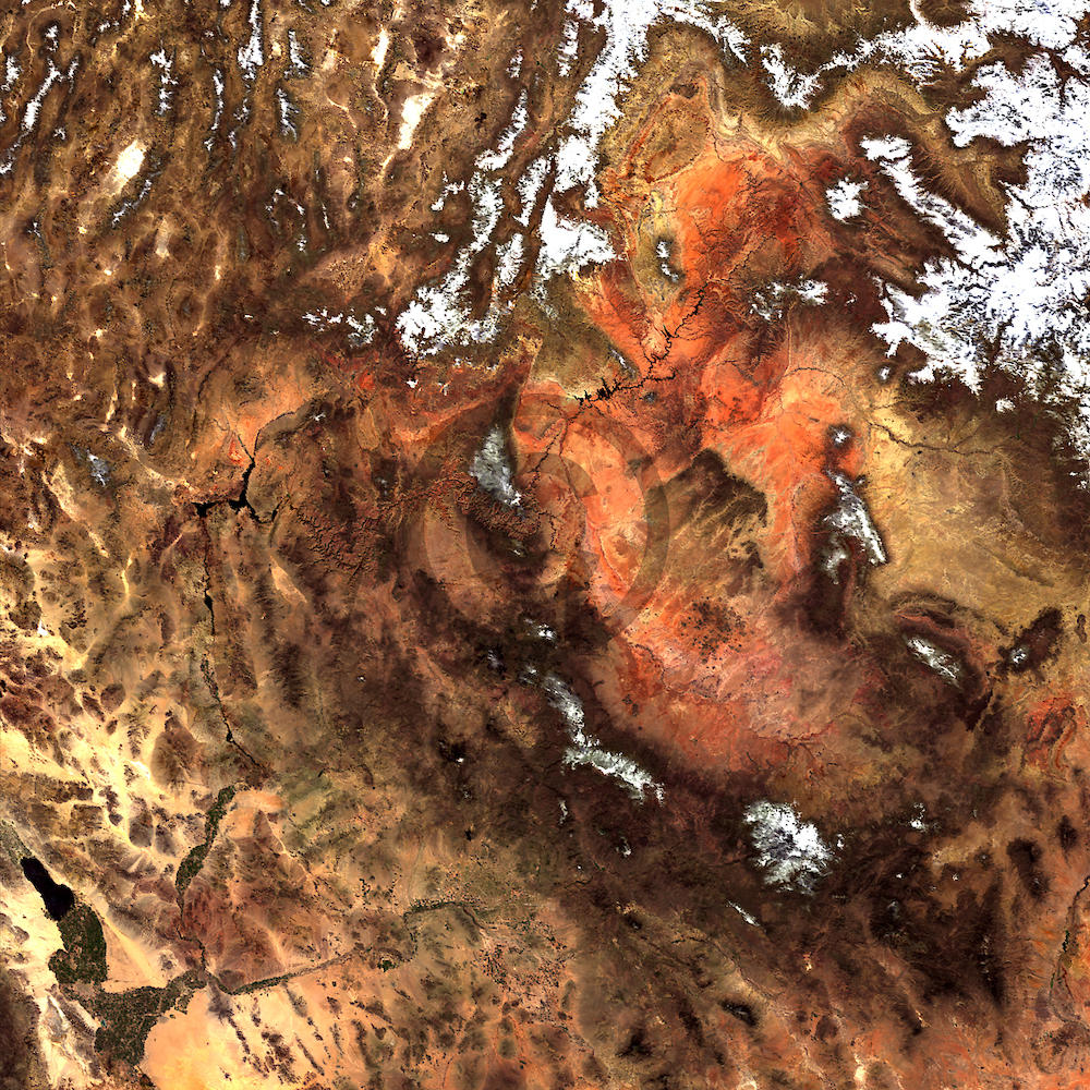 North America von Landsat-7