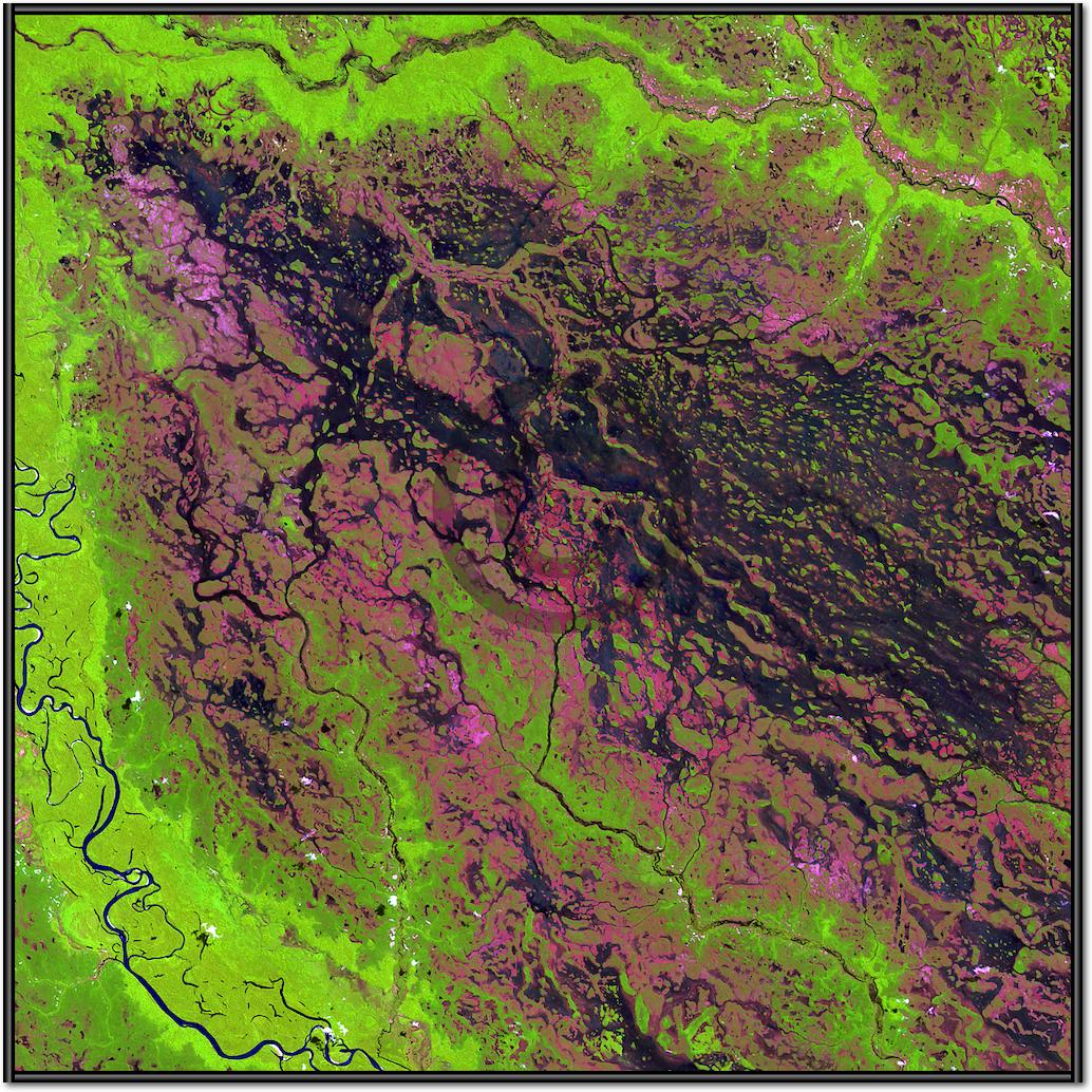 Demini River von Landsat-7