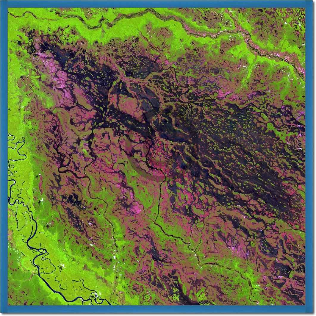 Demini River von Landsat-7