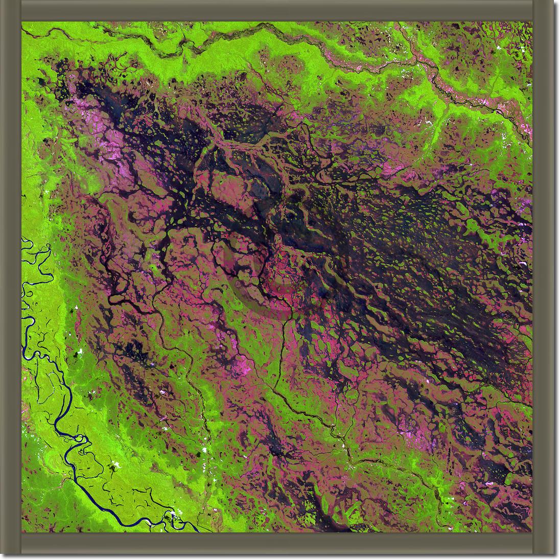 Demini River von Landsat-7