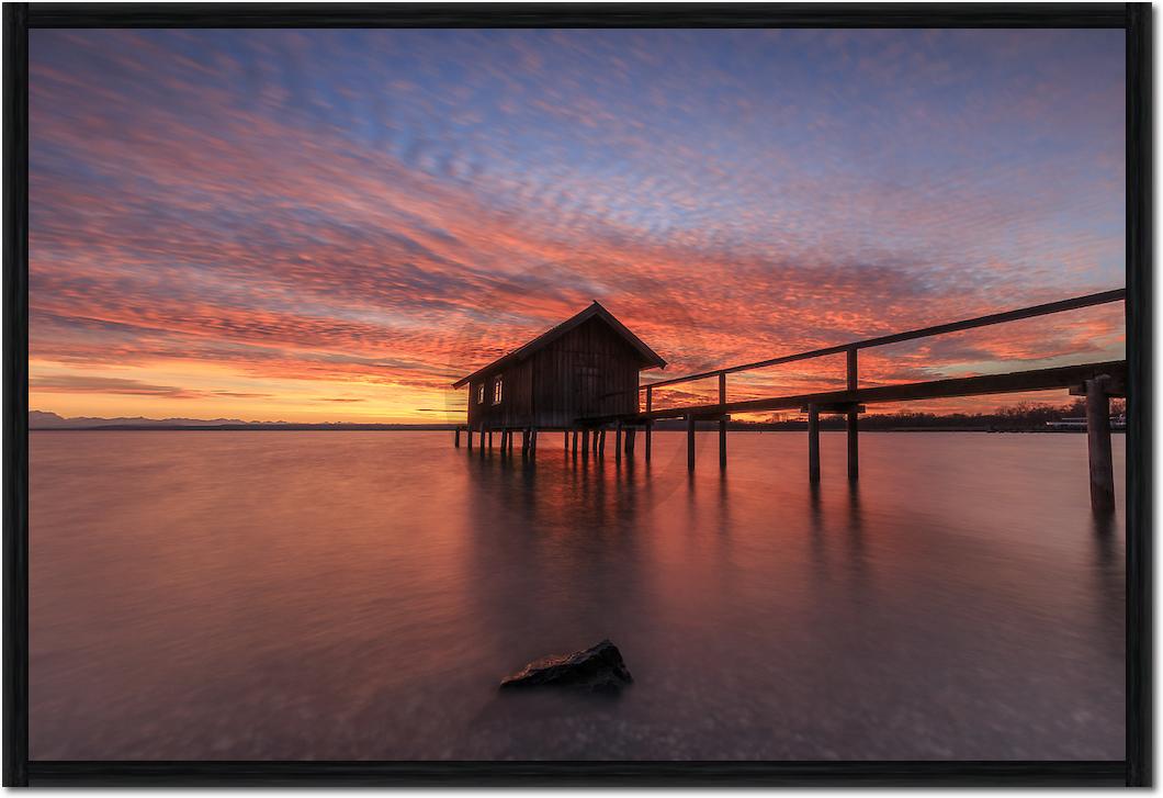 Sonnenuntergang am Ammersee von Markus Scholz