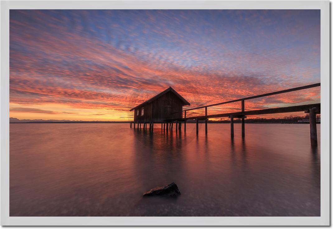 Sonnenuntergang am Ammersee von Markus Scholz