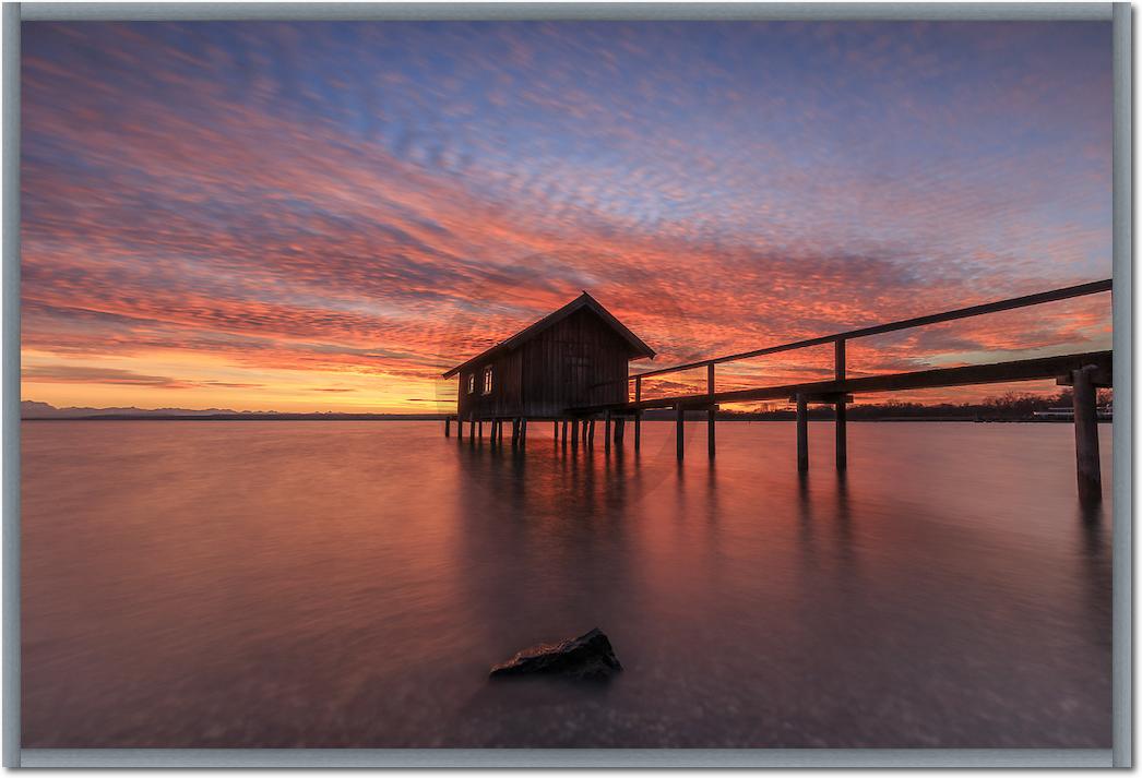 Sonnenuntergang am Ammersee von Markus Scholz