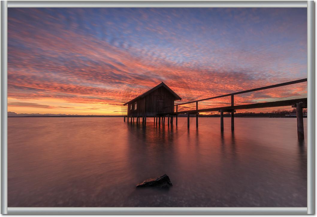 Sonnenuntergang am Ammersee von Markus Scholz