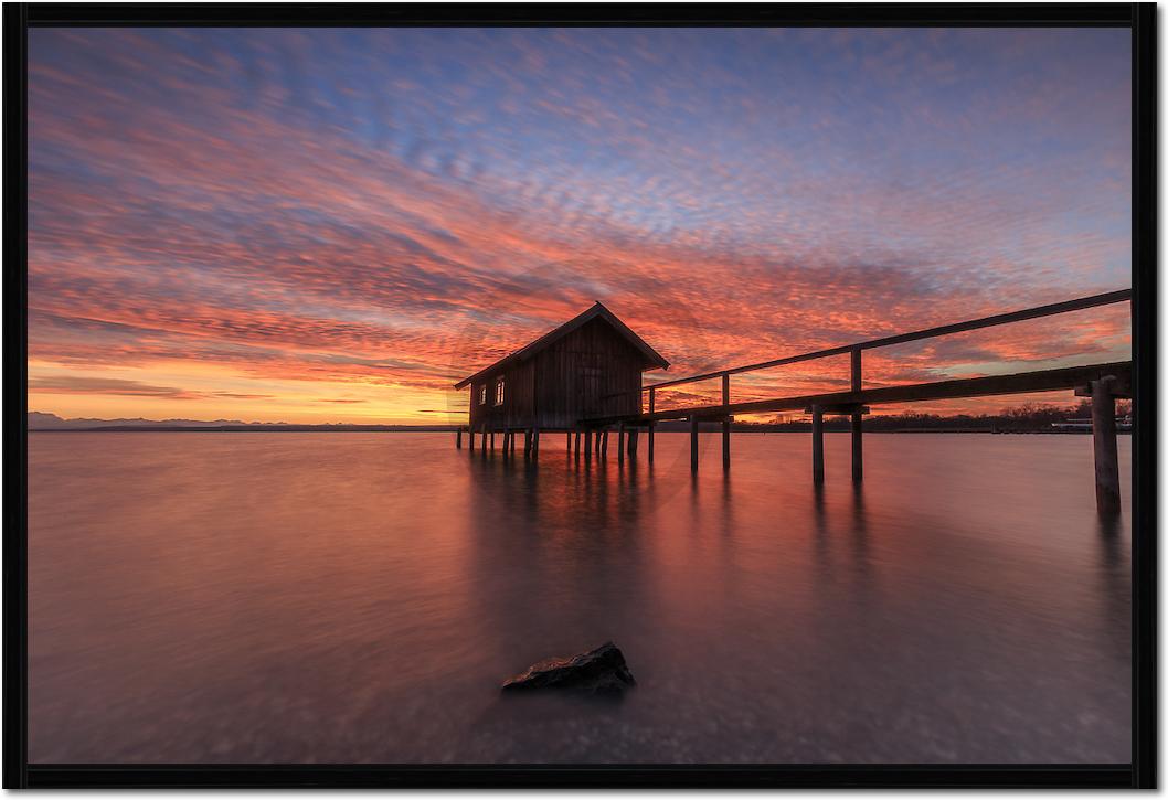 Sonnenuntergang am Ammersee von Markus Scholz