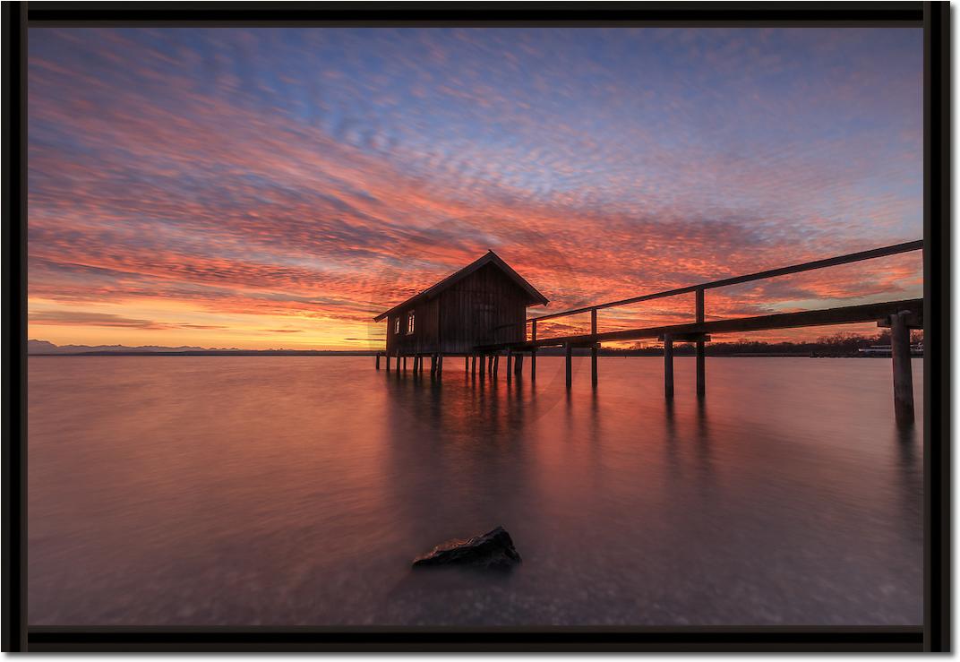 Sonnenuntergang am Ammersee von Markus Scholz