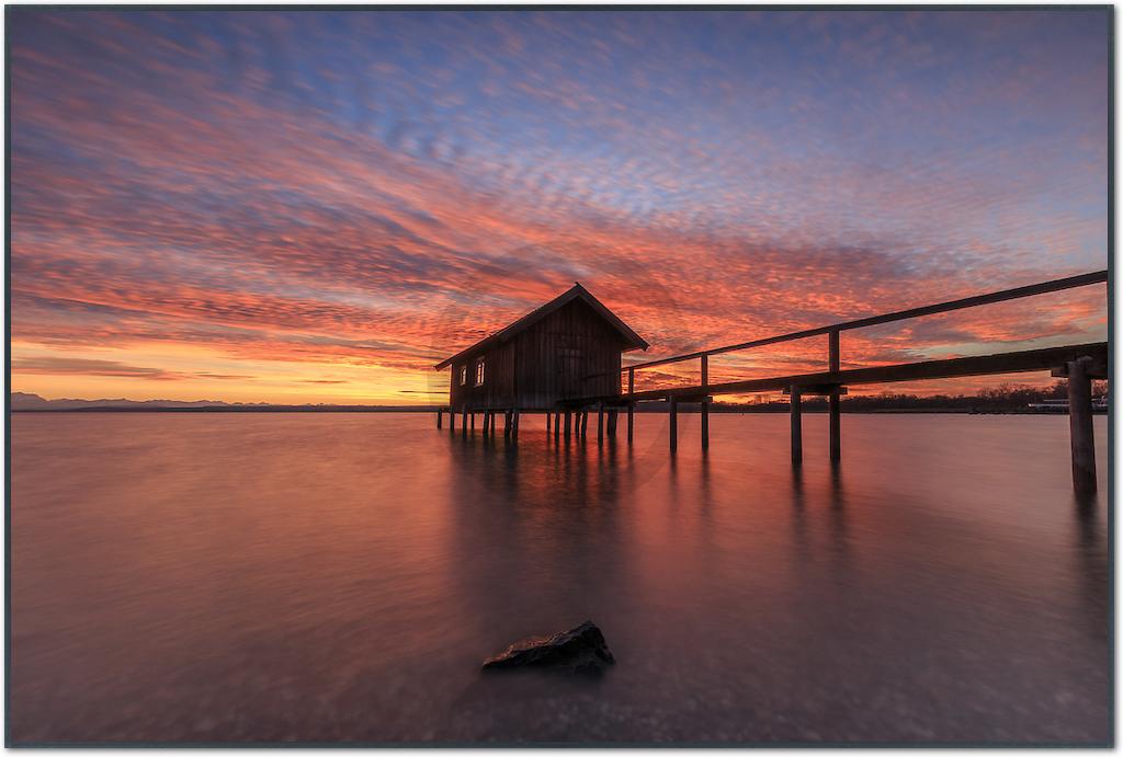 Sonnenuntergang am Ammersee von Markus Scholz