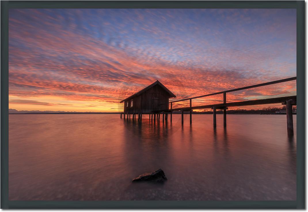 Sonnenuntergang am Ammersee von Markus Scholz