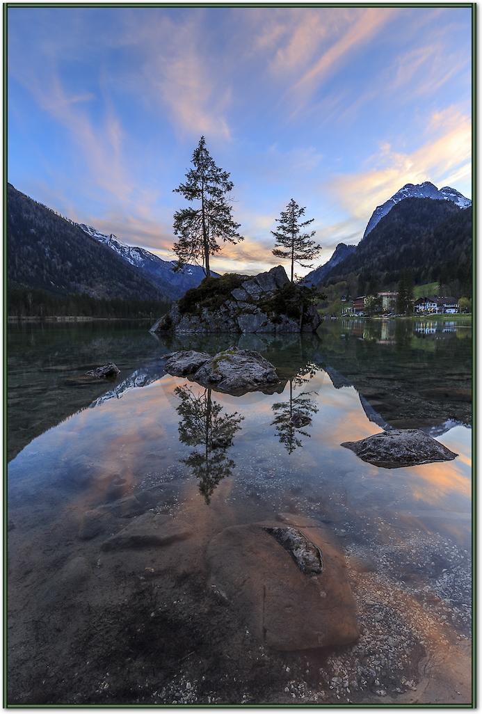 Abend am Hintersee von Markus Scholz