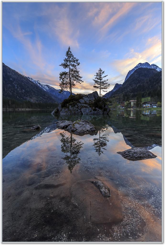 Abend am Hintersee von Markus Scholz