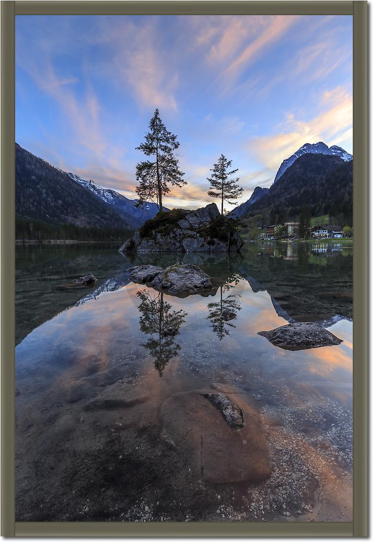 Abend am Hintersee von Markus Scholz