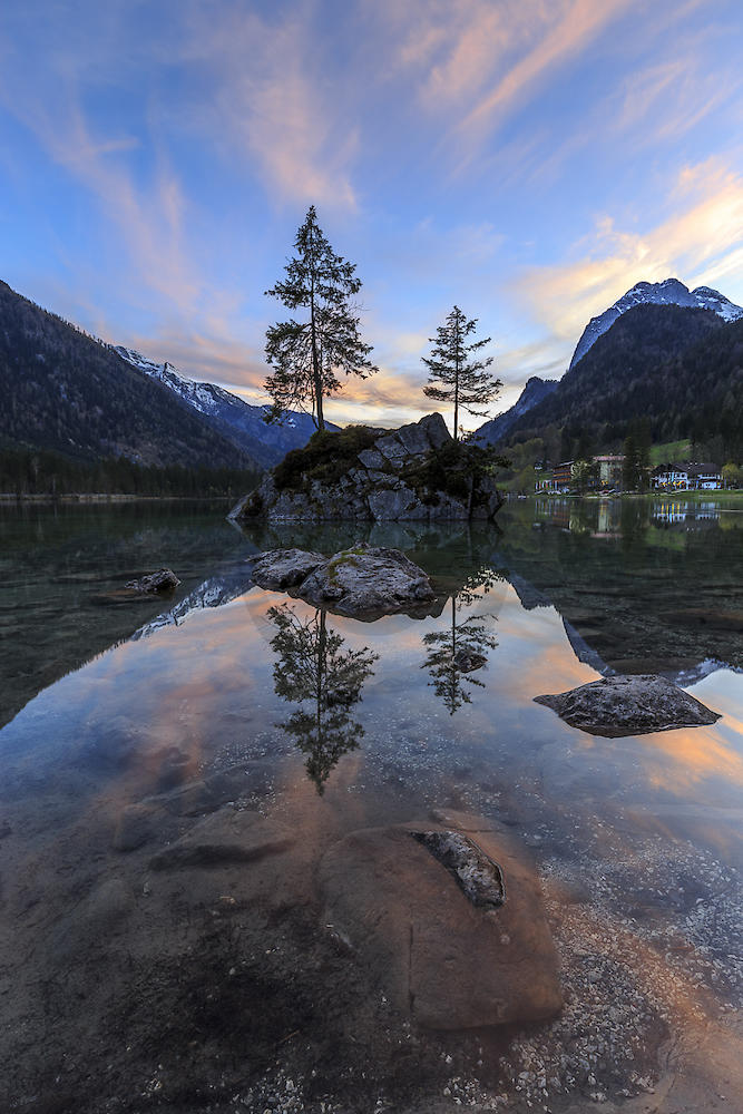 Abend am Hintersee von Markus Scholz