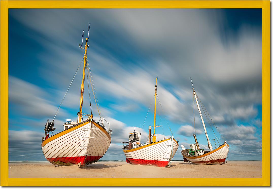 Fischerboote am Slettestrand von Holger Karl