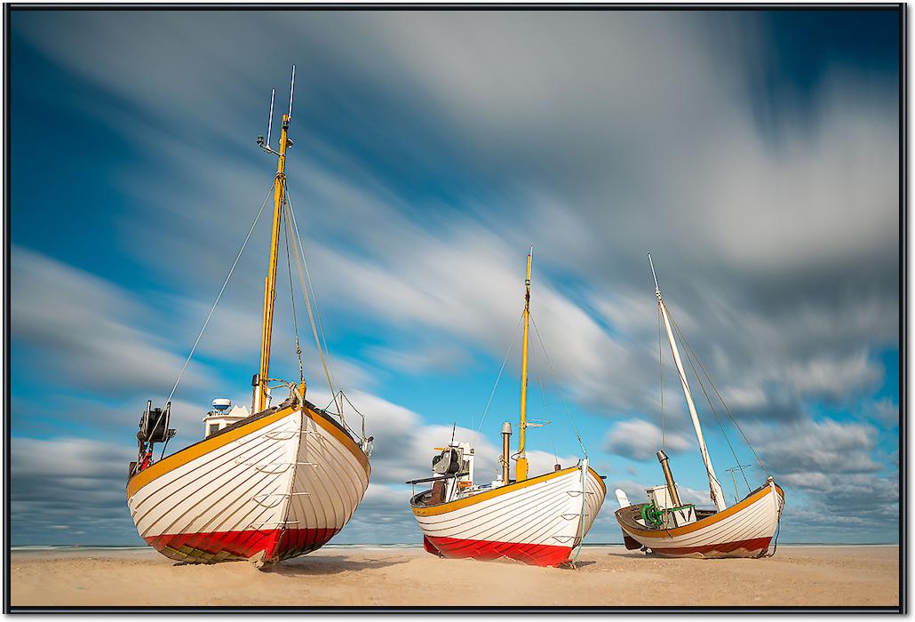 Fischerboote am Slettestrand von Holger Karl