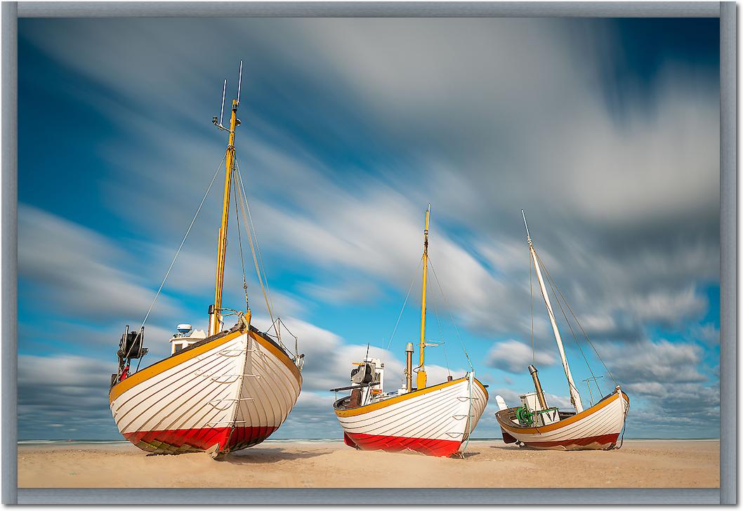 Fischerboote am Slettestrand von Holger Karl