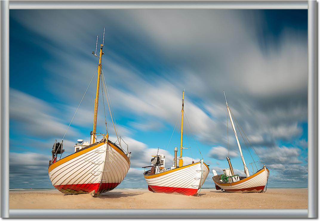 Fischerboote am Slettestrand von Holger Karl