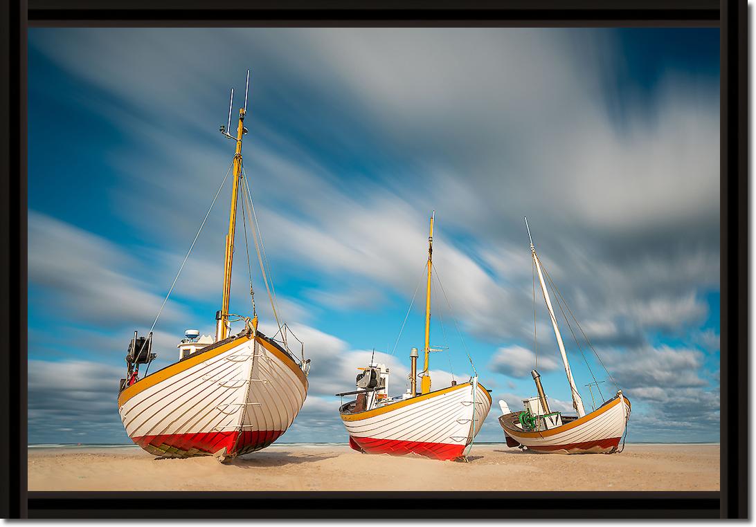 Fischerboote am Slettestrand von Holger Karl