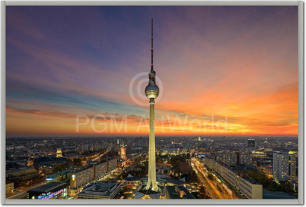 Berlin Alexanderplatz Skyline von Michael Abid