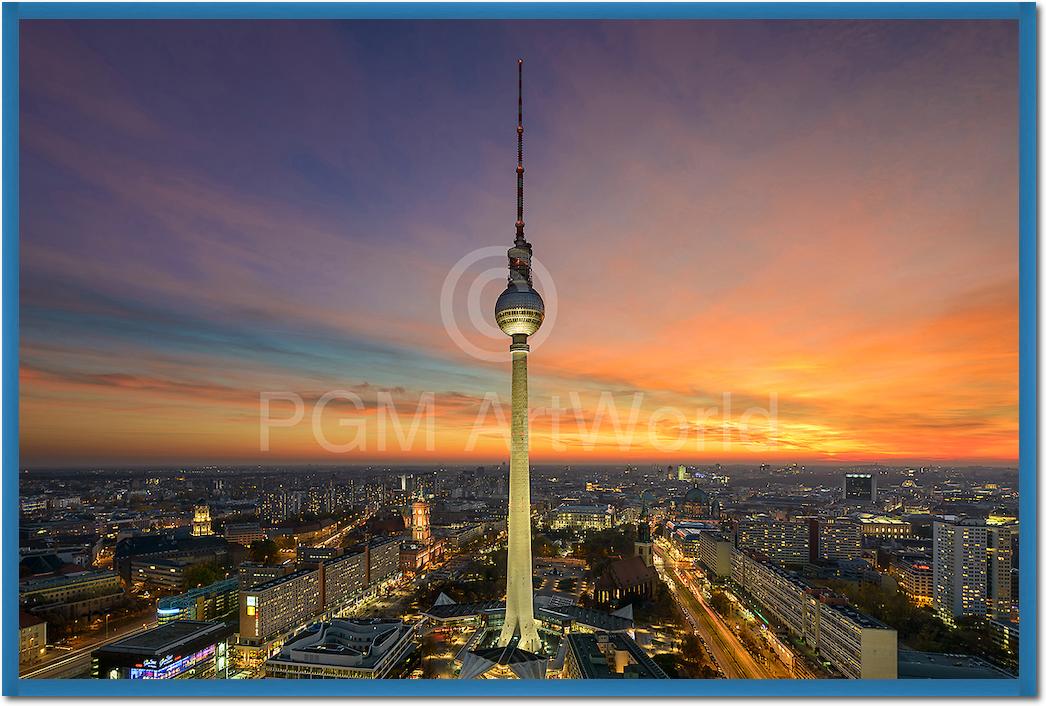 Berlin Alexanderplatz Skyline von Michael Abid