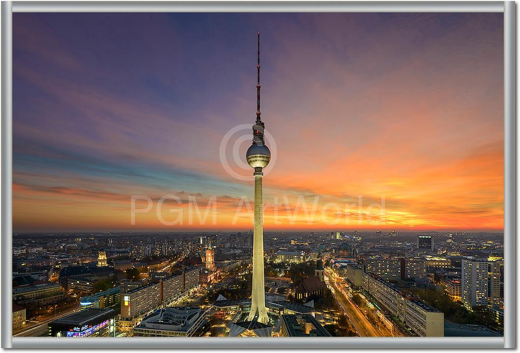 Berlin Alexanderplatz Skyline von Michael Abid