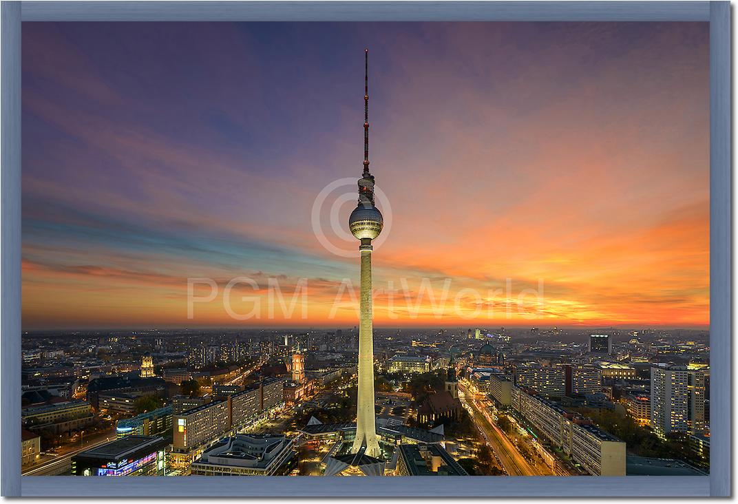 Berlin Alexanderplatz Skyline von Michael Abid