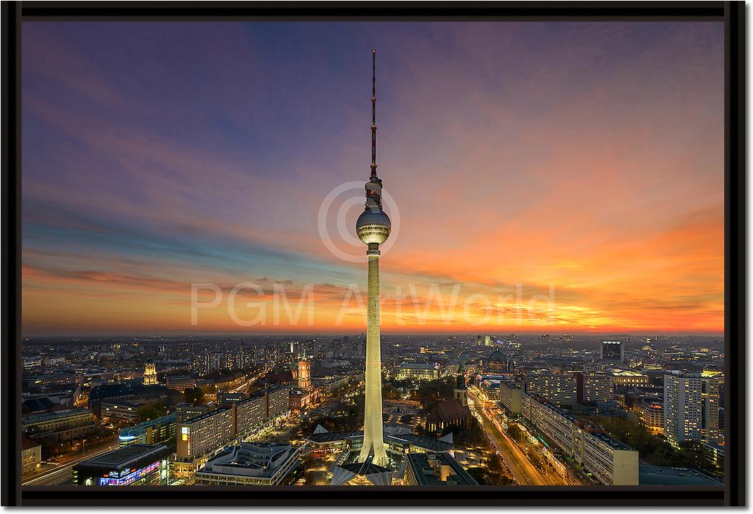 Berlin Alexanderplatz Skyline von Michael Abid