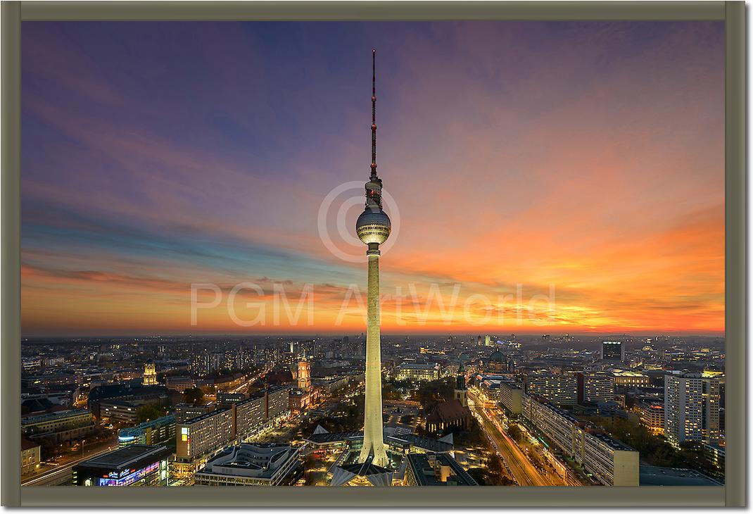 Berlin Alexanderplatz Skyline von Michael Abid