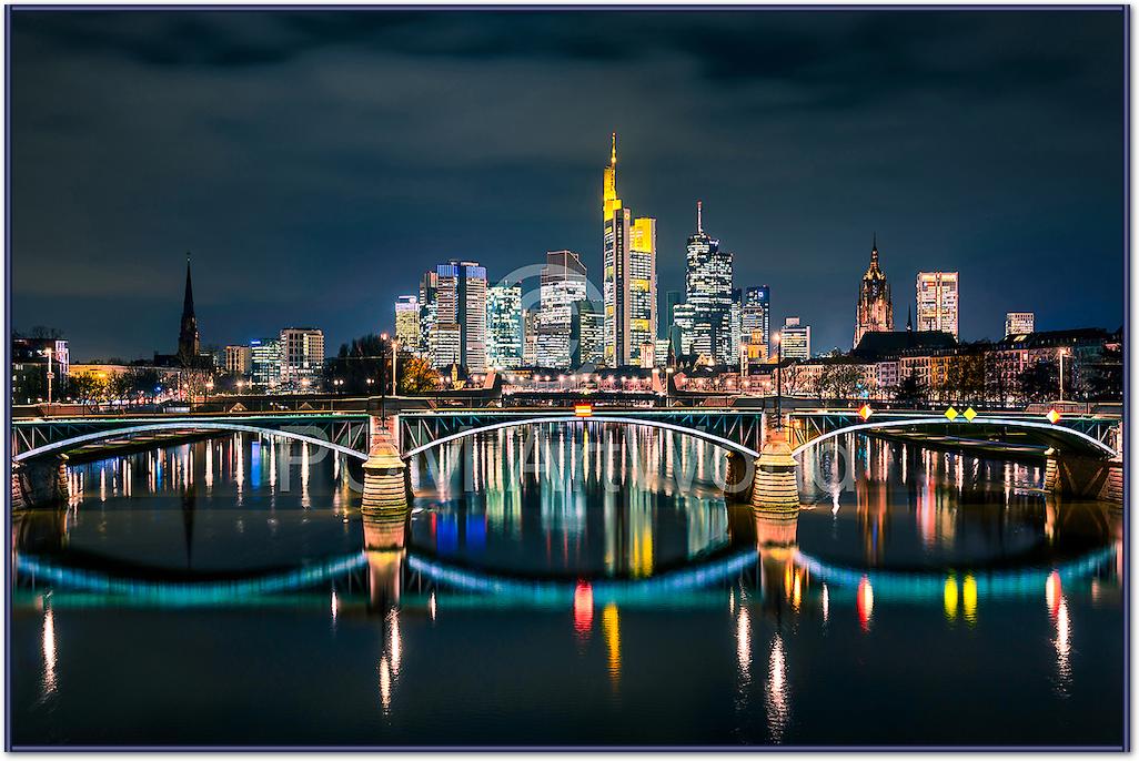 Frankfurt Skyline von Michael Abid