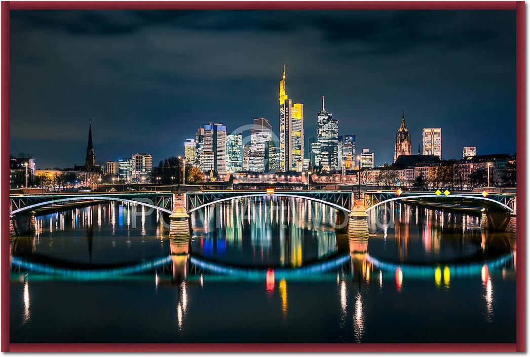 Frankfurt Skyline von Michael Abid