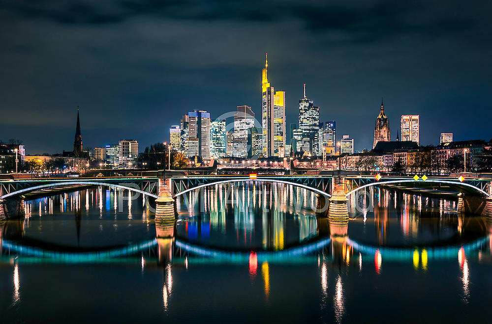 Frankfurt Skyline von Michael Abid