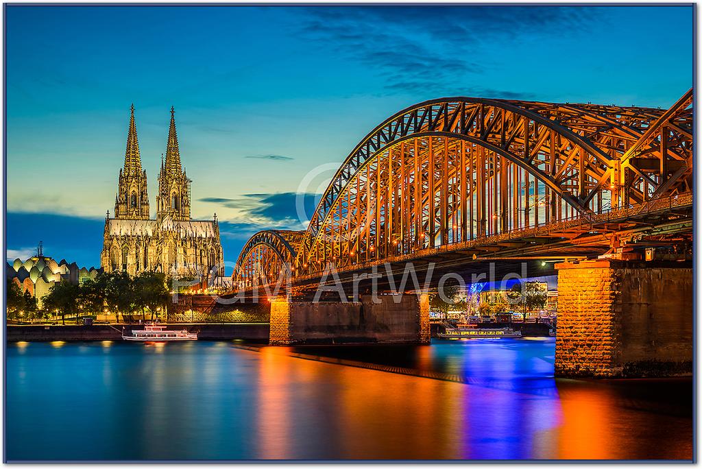 Köln Dom Sunset von Michael Abid