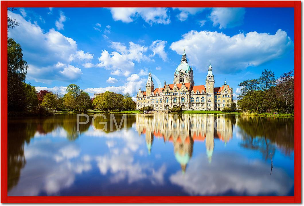 Hannover Rathaus Maschteich von Michael Abid