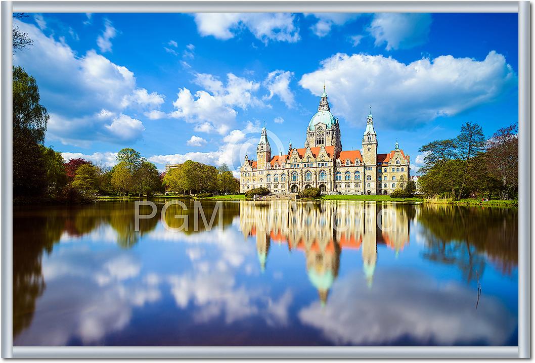 Hannover Rathaus Maschteich von Michael Abid