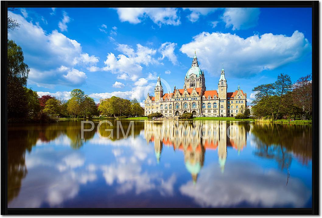 Hannover Rathaus Maschteich von Michael Abid