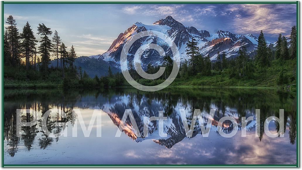 Sunrise on Mount Shuksan von James K. Papp