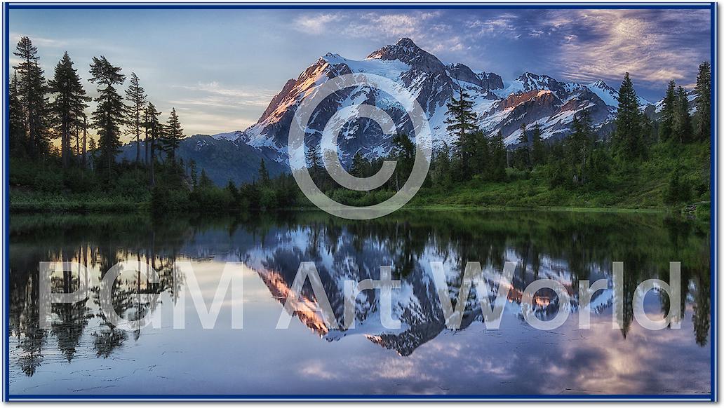 Sunrise on Mount Shuksan von James K. Papp