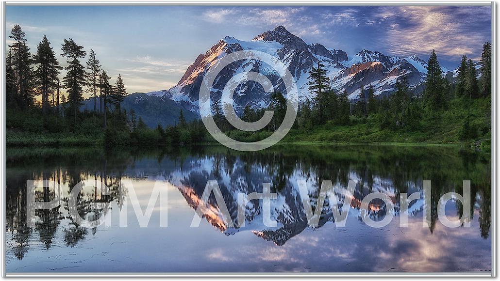 Sunrise on Mount Shuksan von James K. Papp