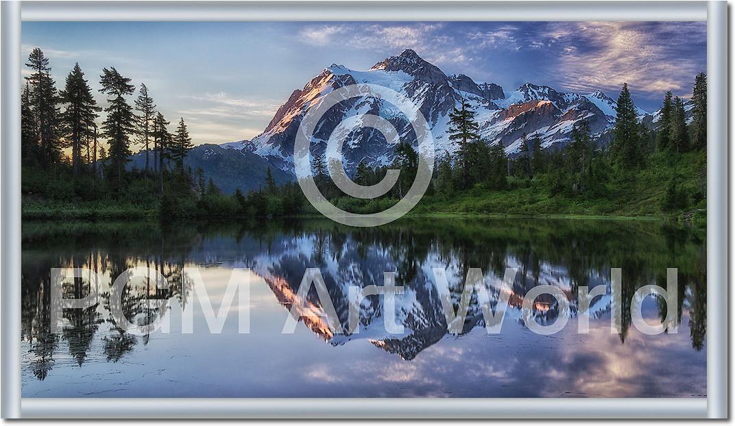 Sunrise on Mount Shuksan von James K. Papp