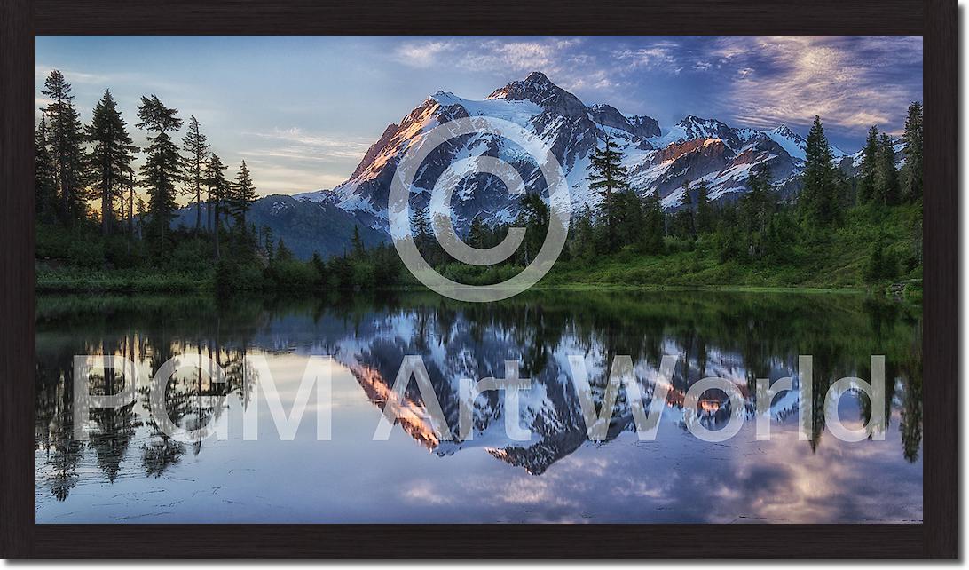 Sunrise on Mount Shuksan von James K. Papp