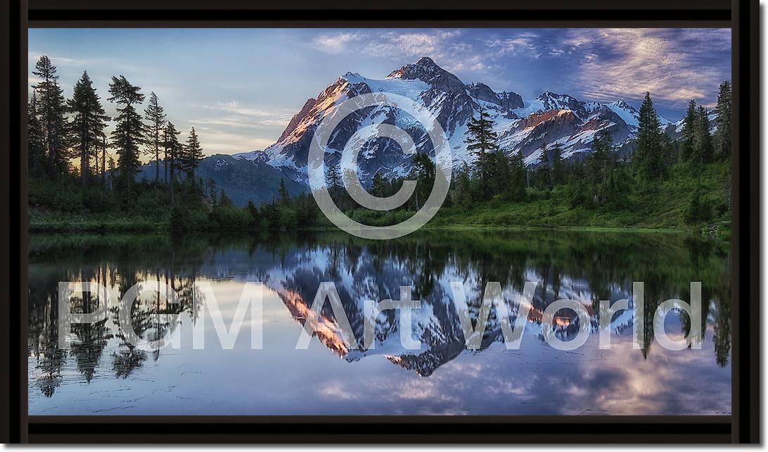 Sunrise on Mount Shuksan von James K. Papp