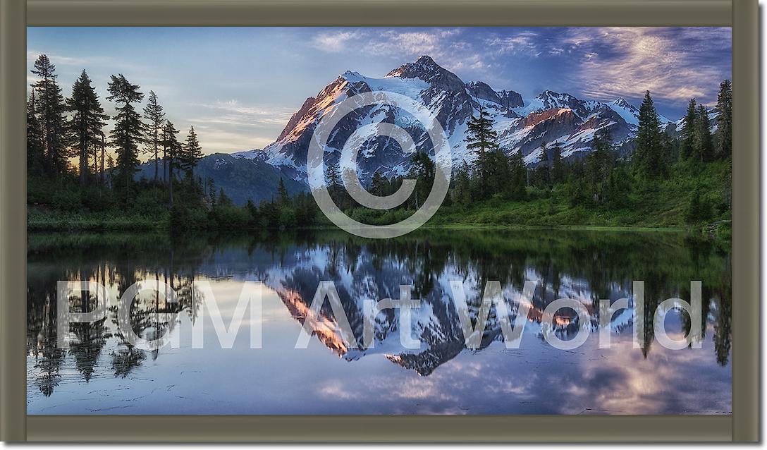 Sunrise on Mount Shuksan von James K. Papp